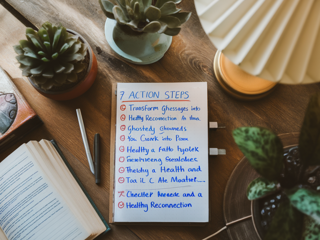 Quel plan d’action en 7 jours pour transformer des messages ghostés en reprise de contact saine