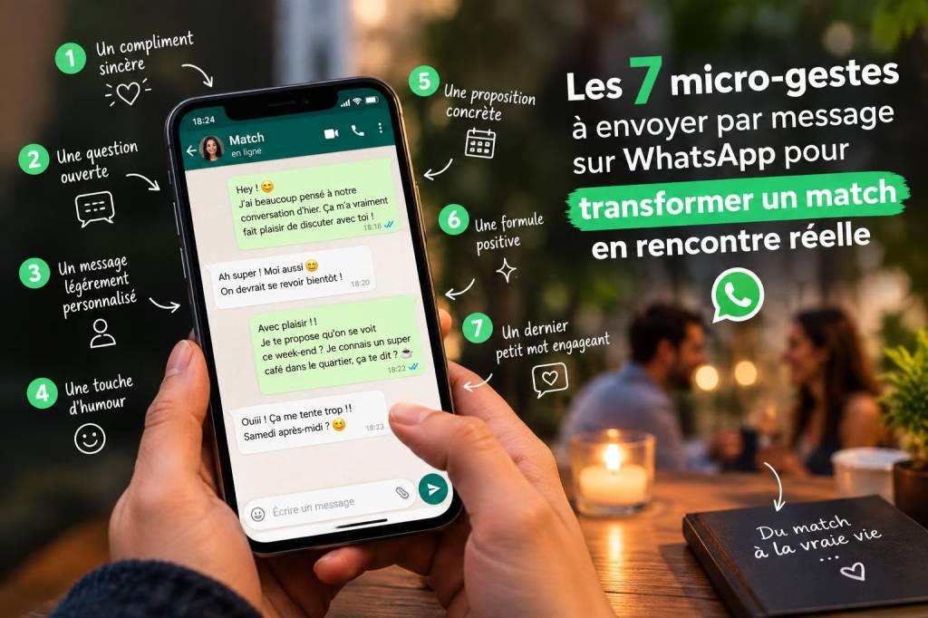 Les 7 micro‑gestes à envoyer par message sur whatsapp pour transformer un match en rencontre réelle